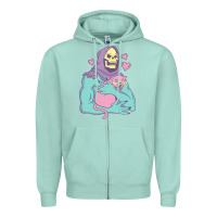 Seafoam skeletor's cat premium scoop classic Zipper Hoodie - artisFamous