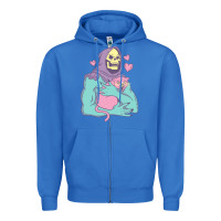 True Royal skeletor's cat premium scoop classic Zipper Hoodie - artisFamous