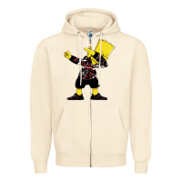Sandshell dabbing bart Zipper Hoodie - artisFamous
