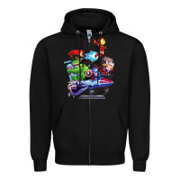 Black superheroes Zipper Hoodie - artisFamous