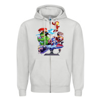 Superheroes Zipper Hoodie | Teevron