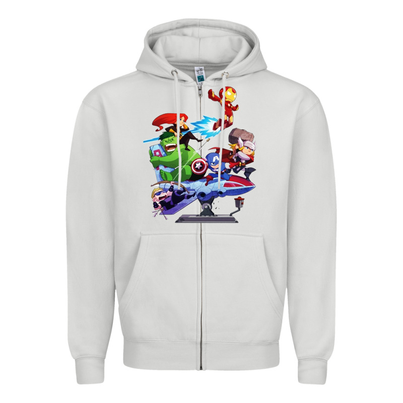 Superheroes Zipper Hoodie by artisFamous | Teevron
