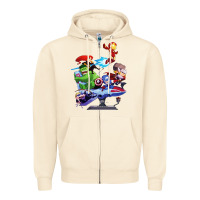 Sandshell superheroes Zipper Hoodie - artisFamous
