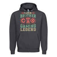 Smoke SON BROTHER GAMING LEGEND Zipper Hoodie - artisFamous