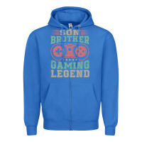 True Royal SON BROTHER GAMING LEGEND Zipper Hoodie - artisFamous