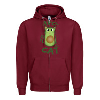 Burgundy avocat Zipper Hoodie - artisFamous