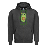 Charcoal Heather avocat Zipper Hoodie - artisFamous