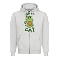Dove Grey avocat Zipper Hoodie - artisFamous