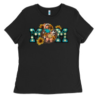 Black Western Mom Mother's Day Ladies Tee - FaDigitalArtStudio