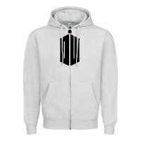 Dove Grey dr who tshirt Zipper Hoodie - artisFamous