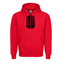 Red dr who tshirt Zipper Hoodie - artisFamous