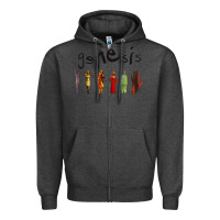 Charcoal Heather genesis new Zipper Hoodie - artisFamous