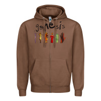 Chestnut genesis new Zipper Hoodie - artisFamous