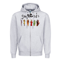 Heather Grey genesis new Zipper Hoodie - artisFamous