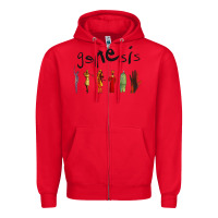 Red genesis new Zipper Hoodie - artisFamous