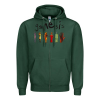 Sports Green genesis new Zipper Hoodie - artisFamous