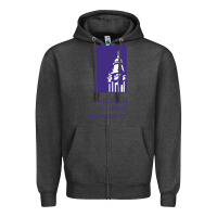 Charcoal Heather Western Illinois College Zipper Hoodie - artisFamous