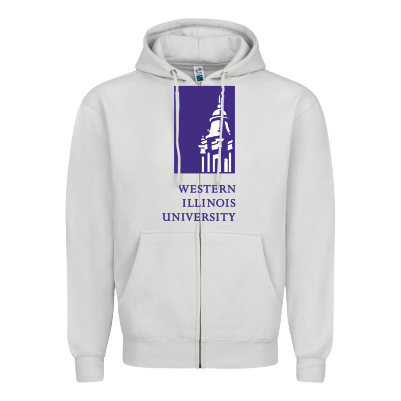 Western Illinois College Zipper Hoodie by artisFamous | Teevron