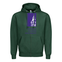 Sports Green Western Illinois College Zipper Hoodie - artisFamous