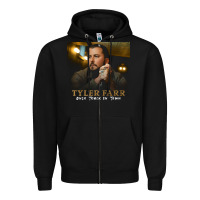 Black tyler farr Zipper Hoodie - artisFamous