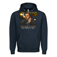 Navy tyler farr Zipper Hoodie - artisFamous