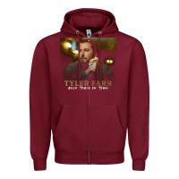 Burgundy tyler farr Zipper Hoodie - artisFamous