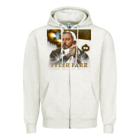 Oatmeal Heather tyler farr Zipper Hoodie - artisFamous