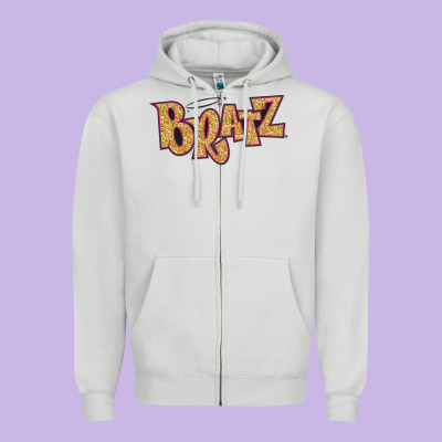 Bratz Princess Zipper Hoodie Designed By Artisfamous