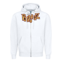 White bratz princess Zipper Hoodie - artisFamous