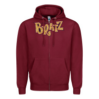 Burgundy bratz princess Zipper Hoodie - artisFamous