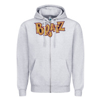 Heather Grey bratz princess Zipper Hoodie - artisFamous