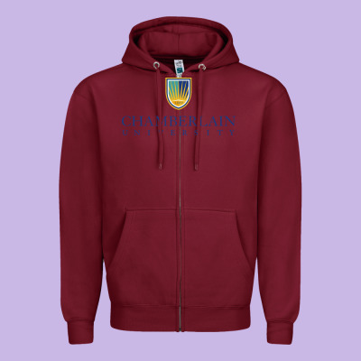 Chamberlain College Nursing Zipper Hoodie Designed By Artisfamous