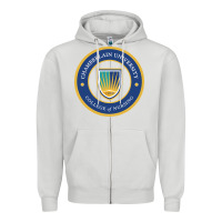 Dove Grey Chamberlain Art Zipper Hoodie - artisFamous