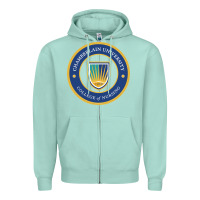 Seafoam Chamberlain Art Zipper Hoodie - artisFamous
