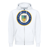 White Chamberlain Art Zipper Hoodie - artisFamous