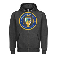 Charcoal Heather Chamberlain Art Zipper Hoodie - artisFamous