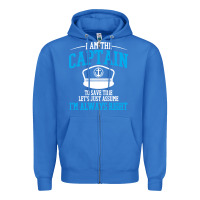 True Royal captain funny boating sailing Zipper Hoodie - artisFamous