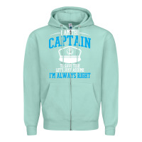 Seafoam captain funny boating sailing Zipper Hoodie - artisFamous