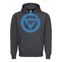 Smoke Grand Valley College Zipper Hoodie - artisFamous
