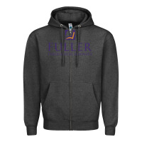Charcoal Heather Theological Seminary Zipper Hoodie - artisFamous
