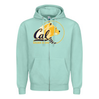 Seafoam cal col golden Zipper Hoodie - artisFamous