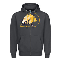 Smoke cal col golden Zipper Hoodie - artisFamous