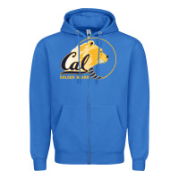 True Royal cal col golden Zipper Hoodie - artisFamous