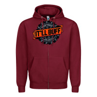 Burgundy braydon price Zipper Hoodie - artisFamous