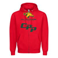 Red cal pol pomona Zipper Hoodie - artisFamous