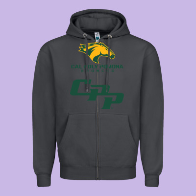Cal Pol Pomona Zipper Hoodie Designed By Artisfamous