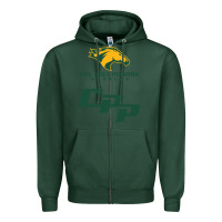 Sports Green cal pol pomona Zipper Hoodie - artisFamous