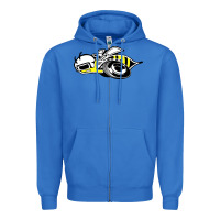 True Royal super bee Zipper Hoodie - artisFamous