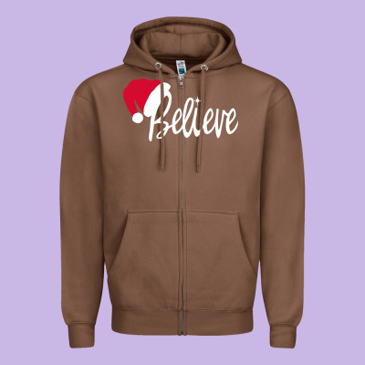 Christmas Zipper Hoodie Designed By Artisfamous
