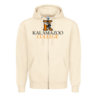 Sandshell Kalamazoo College Zipper Hoodie - artisFamous
